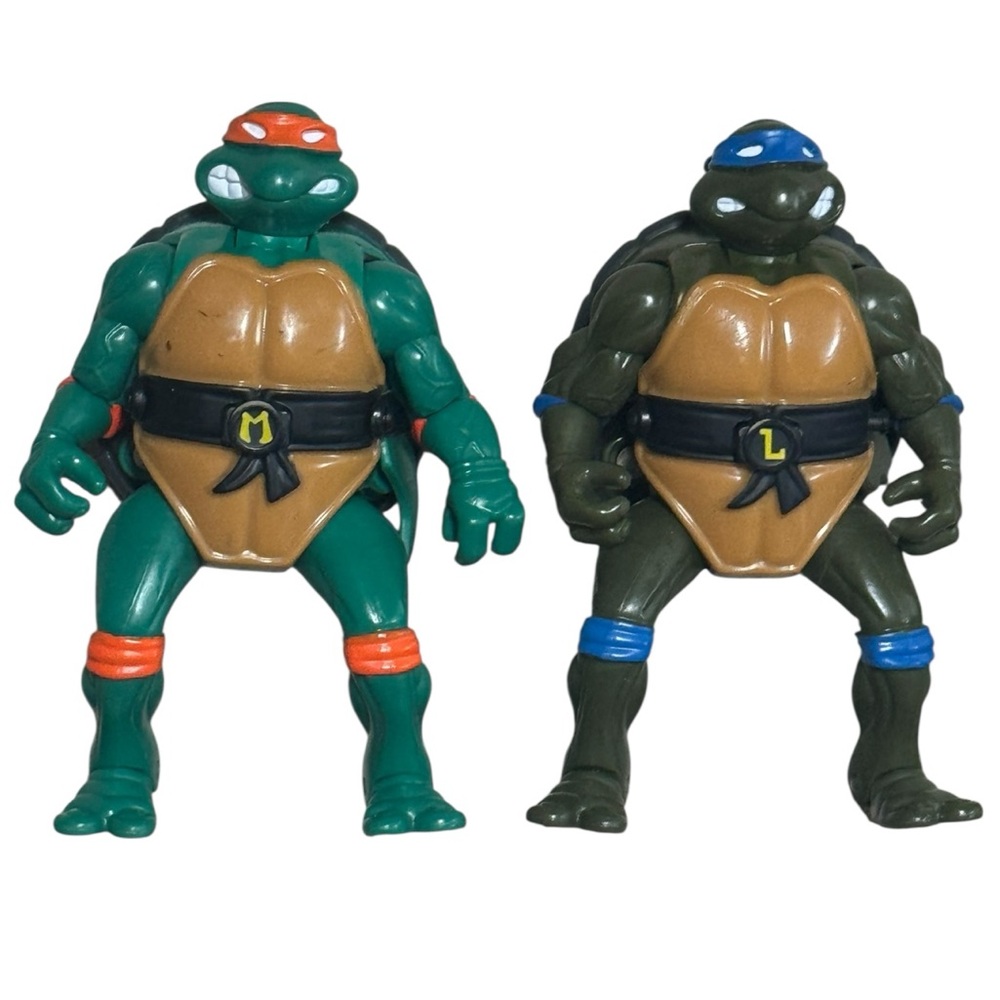 1992‎ Playmates Teenage Mutant Ninja Turtles Mutations Michelangelo & Leonardo